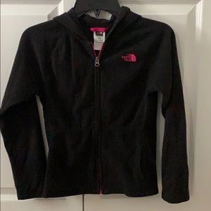 North Face Fleece girls jacket size M 10/12